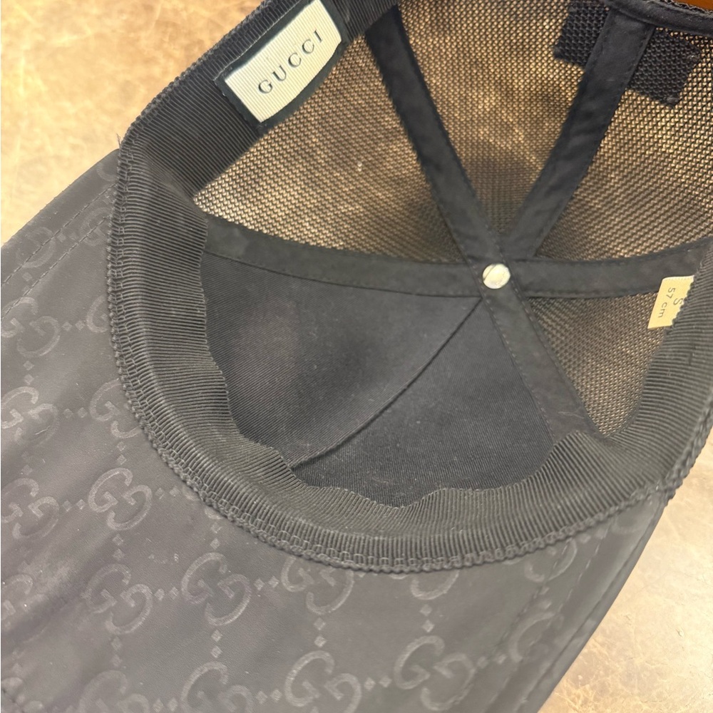 Gucci Black Monogram Cap - Picture 3 of 6
